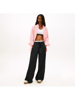 Tommy Hilfiger Waistband Track Pants Kadın Siyah Pantolon.bds