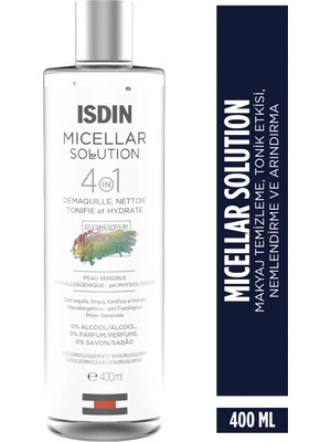 Isdin Micellar Kusursuz Makyaj Temizleme Suyu 4 Etki 1 Arada 400 ml