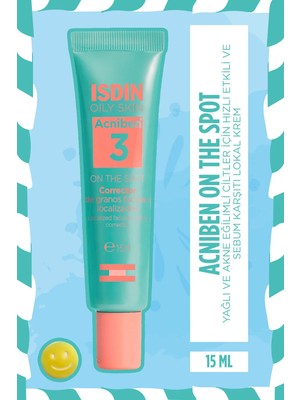 Isdin Acniben On The Spot 15 ml Yağlı ve Akne Eğilimli Ciltler İçin Lokal Krem