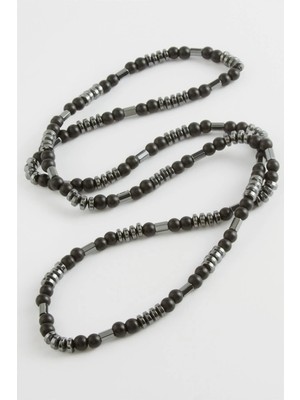 Kocadal Hematit Onix Doğaltaş Kolye