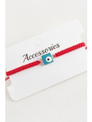 Kocadal Kare Nazar Makrome Örgülü Bileklik