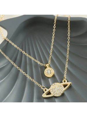 Kocadal Satürn Yeni Sezon Ikili Kolye