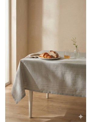 Miabella Home Dertsiz Leke Tutmaz Masa Örtüsü Yemek Masası Örtüsü Salon Masa Örtüsü Dertsiz Masa Örtüsü 160X220 cm