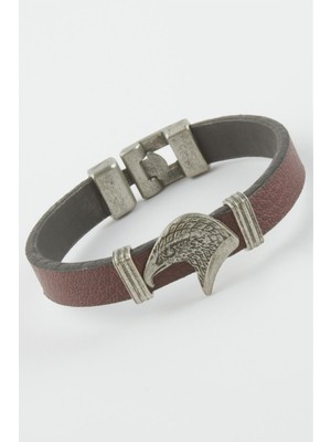 Kocadal Kartal Suni Deri Bileklik