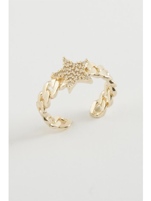 Kocadal Yıldız Zirkon Taşlı Yüzük