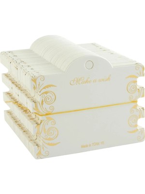 Kocadal 3'lü Yaldızlı Kalın Bileklik Kartı 100 Adet