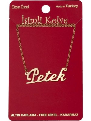 Kocadal Petek Isimli Kolye (Kişiye Özel)