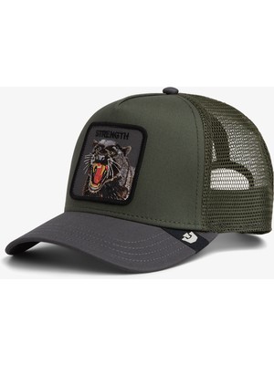 Goorin Bros Strength Panther Trucker Unisex Sarı Şapka.palm