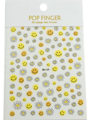 Kocadal Papatya Emoji Tattoo Dövme Sticker