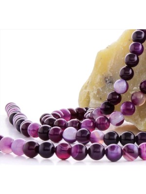 Kocadal 8 mm Damarlı Akik Taşı