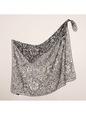 Piramit Naturel Eşarp | Ebruli