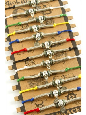 Kocadal Tuğra Metal Aparatlı Ip Bileklik