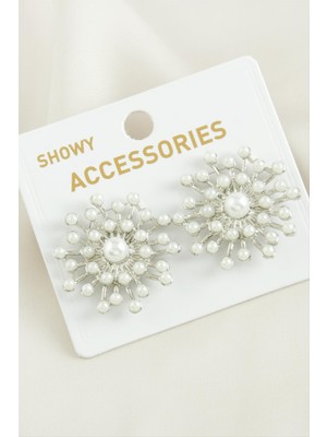 Kocadal Kartanesi Trend Inci Küpe