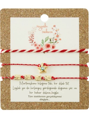 Kocadal 3 Adet Deniz Yıldızı Marteniçka Bileklik