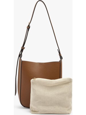 Parfois Kadın Çıkarılabilir Iç Cepli Sade Omuz Çantası