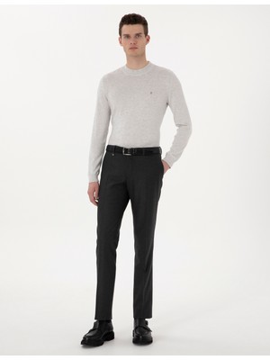 Pierre Cardin Erkek Antrasit Slim Fit Kumaş Pantolon 50312923-VR006