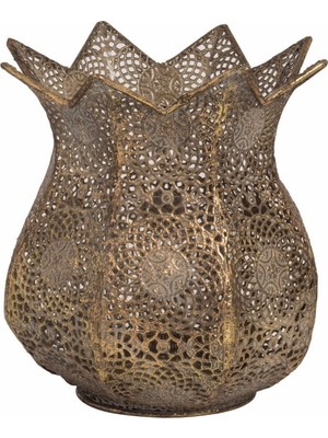 Paşabahçe Lotus Metal Mumluk - 1 Adet
