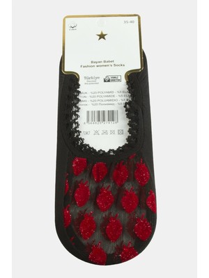 Kocadal Çilek Dantel Babet Çorap