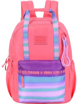 Coral High Mercan Mor Okul Sırt Çantası 24428