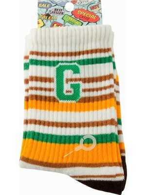 Kocadal Çizgili Kolej Çorap 8*28