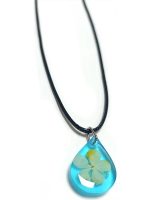 Kocadal Kartopu Çiçeği Damla Epoksi Kolye