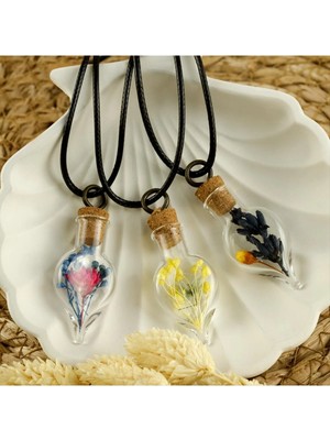 Kocadal Karışık Fanus Canlı Kolye