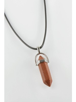 Kocadal Kahverengi Yıldız Point Kolye