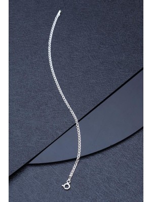 Innuendo 925 Ayar Gümüş Zincir Erkek Bileklik Parlak Dayanıklı Şık Maskülen Bileklik