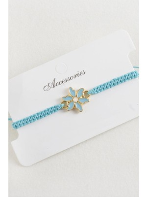 Kocadal Papatya Makrome Örgülü Bileklik