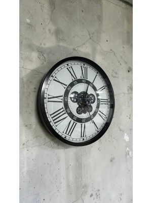 Renklime Model 2 Metal Duvar Saati 60 cm