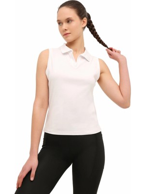 Kinetix Wb Polo Yaka 10MDK212 5fx Ekru Kadın Atlet