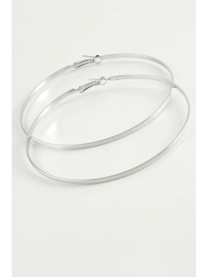 Kocadal Noktalı Metal Halka Küpe 8-10 cm