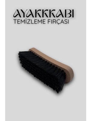 Onur Lostra Tipi At Kılı Ayakkabı Temizleme Fırçası Profesyonel Deri Ayakkabı Bakım Parlatma Fırçası 16CM