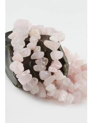 Kocadal Iri Kırık Pembe Kuvars Doğal Taş