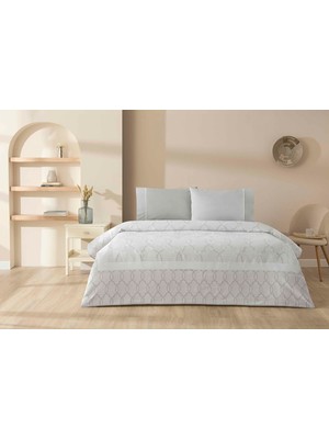 Taç Jakar Linora Çift Kişilik Pike Takımı Gri