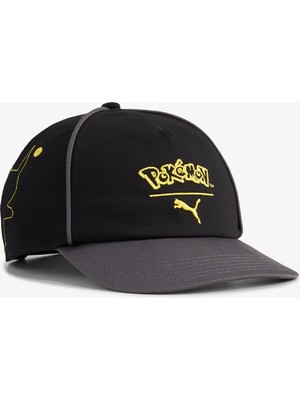 Puma x Pokemon Çocuk Siyah Şapka.01