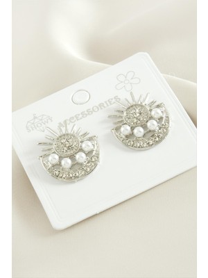 Kocadal Yıldız Taşlı Metal Küpe