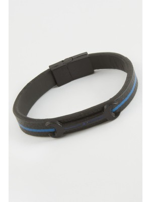 Kocadal Anahtar Mıknatıslı Suni Deri Bileklik