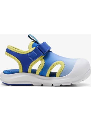 Puma Funracer Sandal Come On Çocuk Mavi Sandalet.01