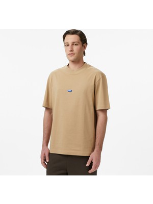 Hugo Nieros Erkek Bej T-SHIRT.269