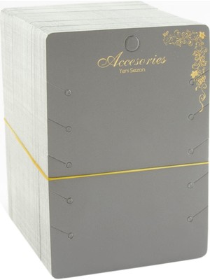 Kocadal 5'li Gri Renkli Bileklik Kartı 200 Adet