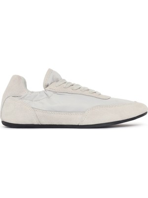 Derimod Kadın Gri Bağcıklı Deri Sneaker 26PFD552914