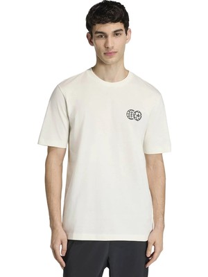 Adidas M Hot Np T Owhıte Beyaz Erkek Kısa Kol T-Shirt
