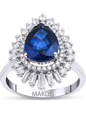 Makdis Pırlanta 4.85 Karat Safir Pırlanta Yüzük