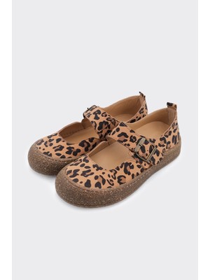 Derinet Hakiki Deri Tek Bantlı Kadın Babet