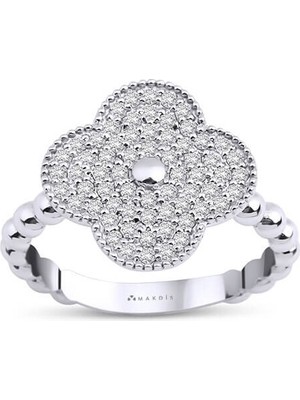 Makdis Pırlanta 0.45 Karat Yonca Pırlanta Yüzük