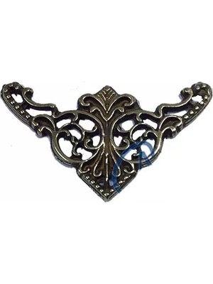 Oska Global Dekoratif Köşe Süsü, Köşelik - Küçük, 19X34MM, Antik, 100 Adet