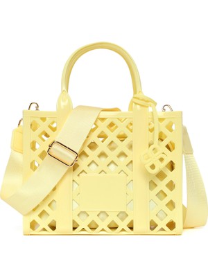Derimod Kadın Sarı Uzun Askılı Jelly Kol Çantası 26SBD2173PV