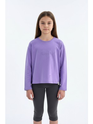 Toontoy Kız Çocuk Nakışlı Tişört