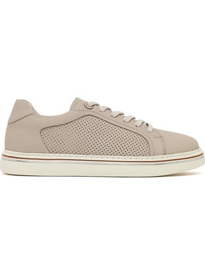 Derimod Erkek Bej Bağcıklı Deri Sneaker 26SFD676018